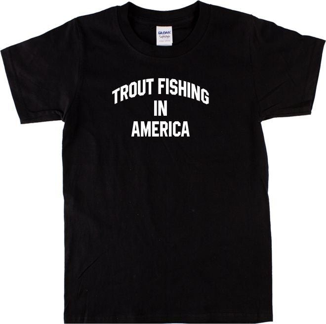 Trout Fishing In America T-Shirt - Richard Brautigan, Various Colours