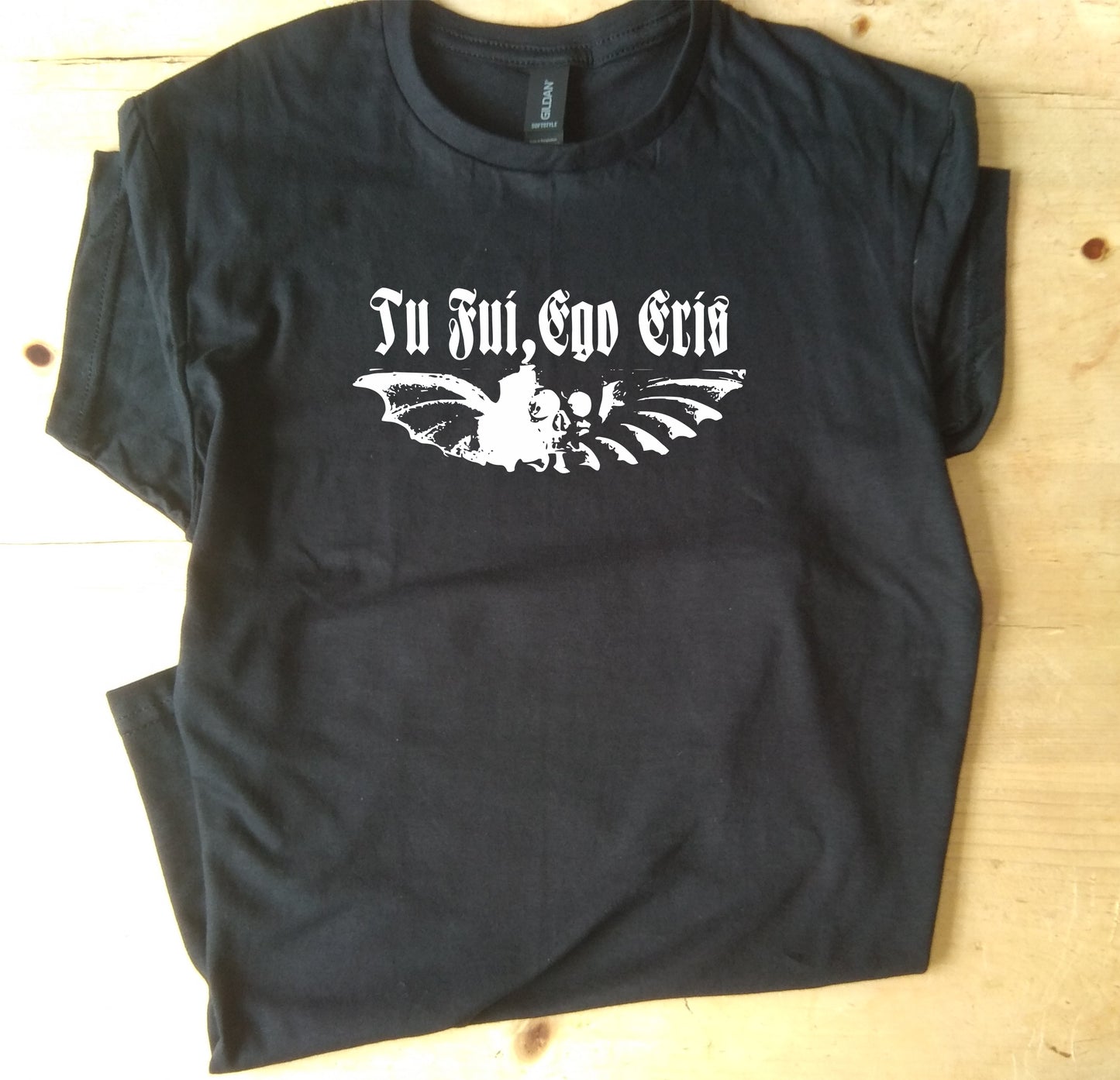 Tu Fui, Ego Eris T-Shirt - Gothic, Skull Gravestone, Various Colours