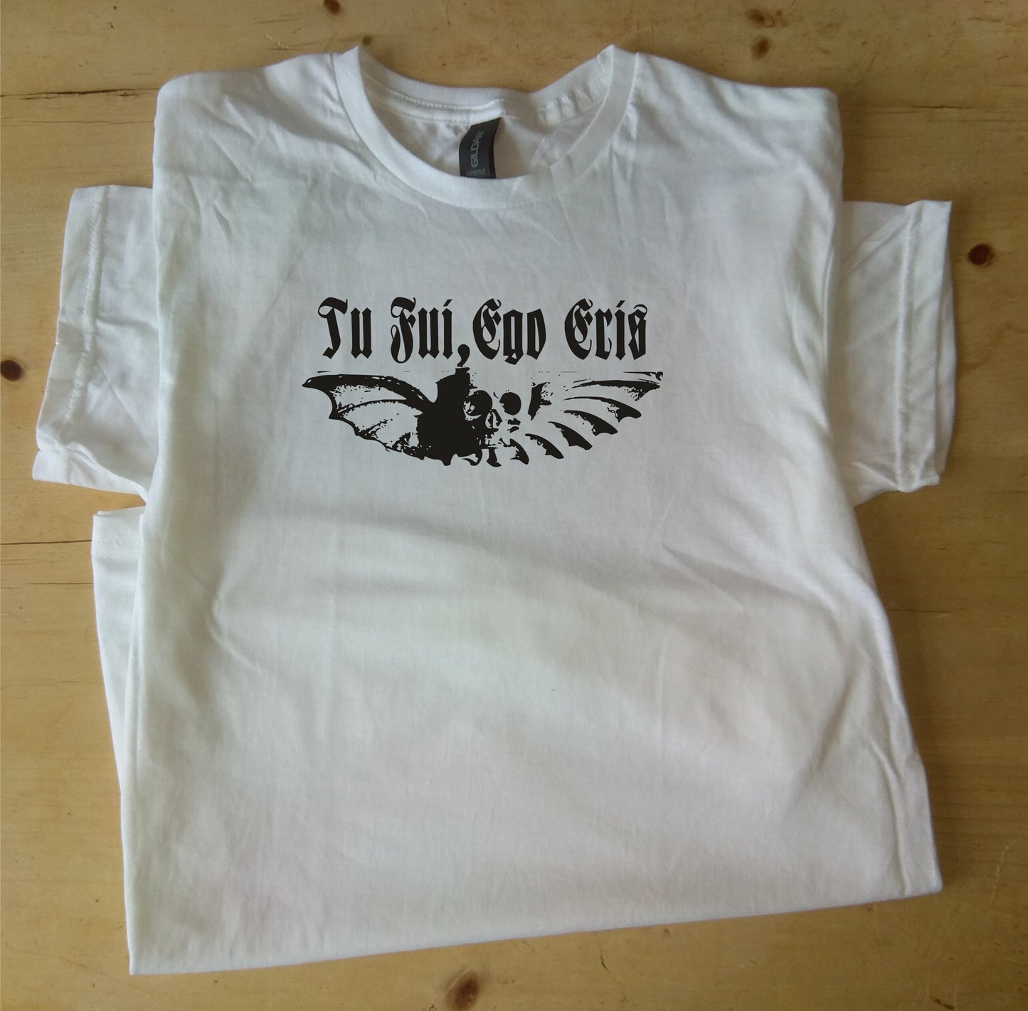 Tu Fui, Ego Eris T-Shirt - Gothic, Skull Gravestone, Various Colours