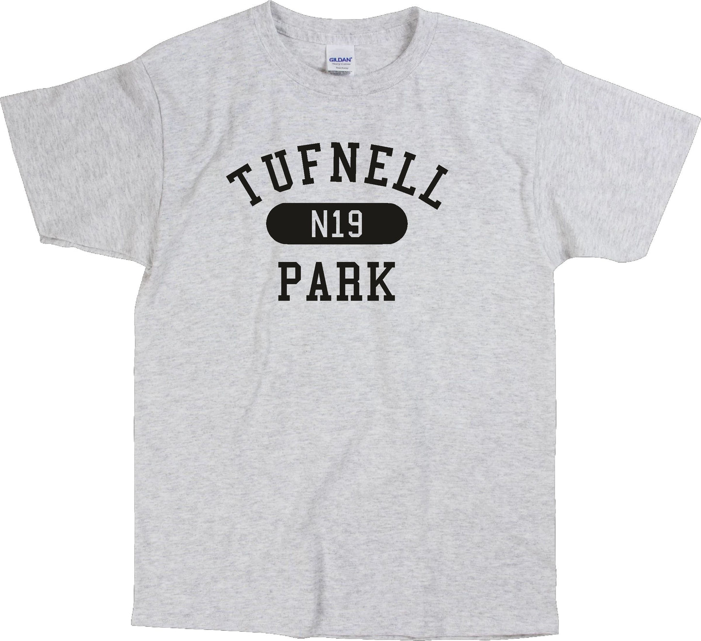 Tufnell Park T-Shirt - London College Style Souvenir, Custom Versions Available, Various Colours