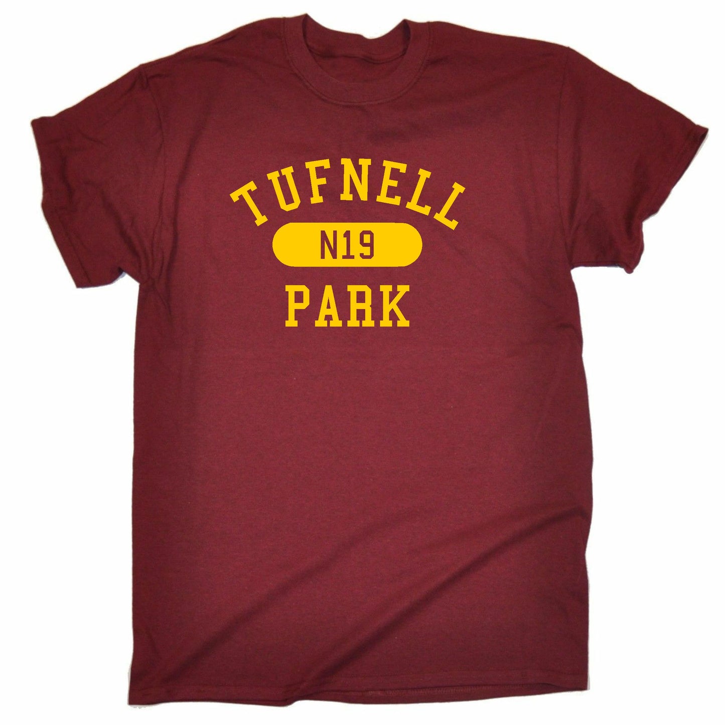 Tufnell Park T-Shirt - London College Style Souvenir, Custom Versions Available, Various Colours