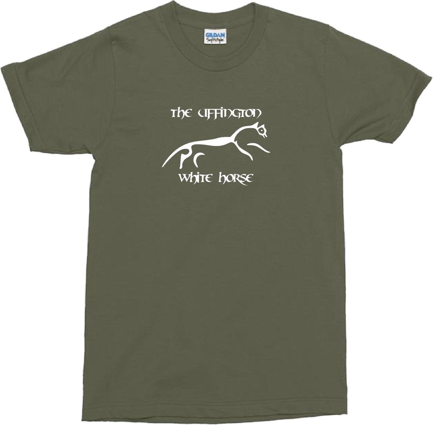 Uffington White Horse T-Shirt - Hill Figure, Folk, Various Colours