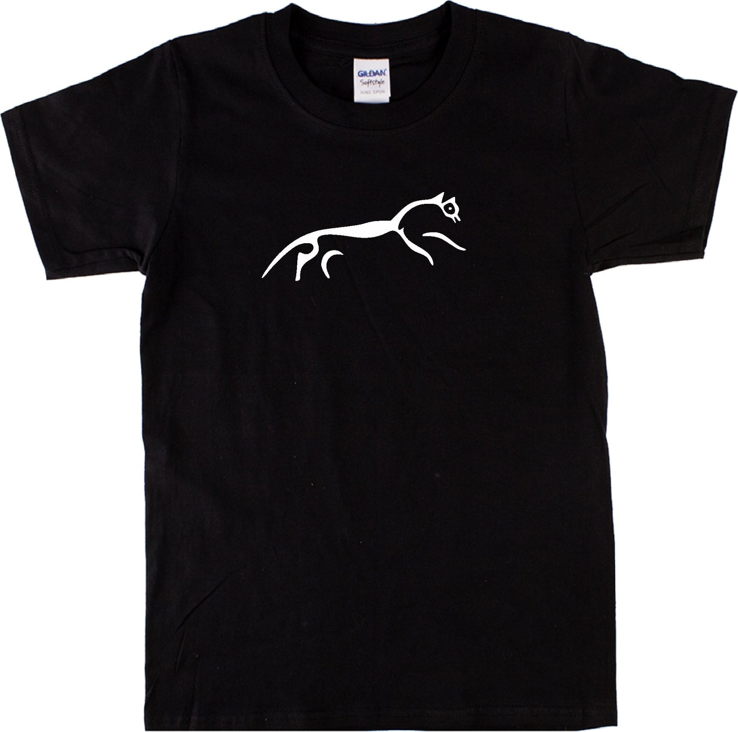 Uffington White Horse T-Shirt - Chalk Hill Figure, Oxfordshire, Various Colours