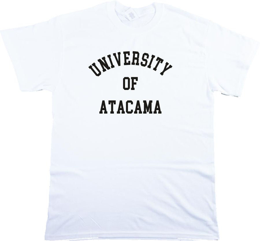 University Of Atacama Souvenir T-Shirt - Retro Varsity Syle, Chile Desert Top