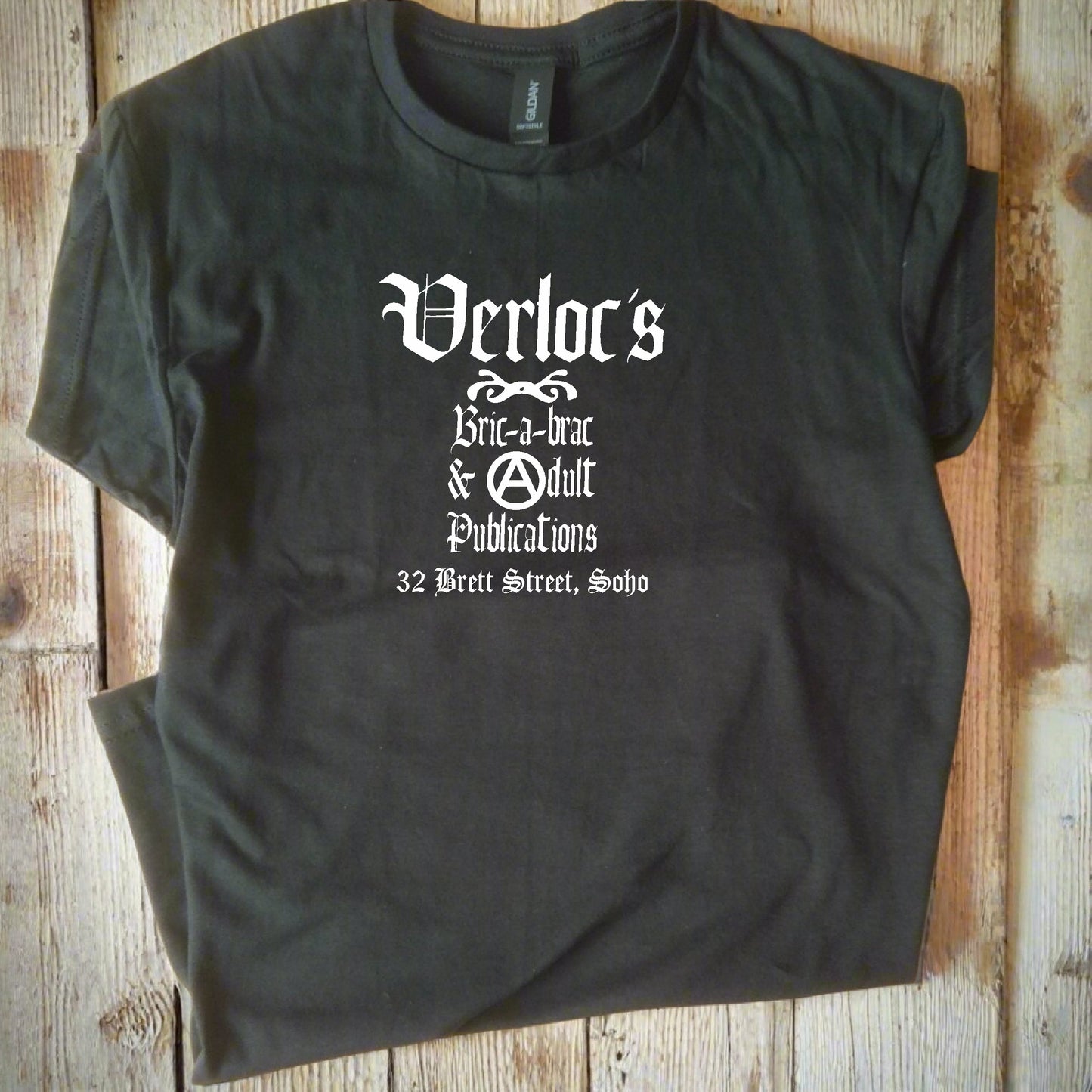 Verloc's Soho Shop T-Shirt - Inspired By 'The Secret Agent', Joseph Conrad, London Souvenir, S-XXL