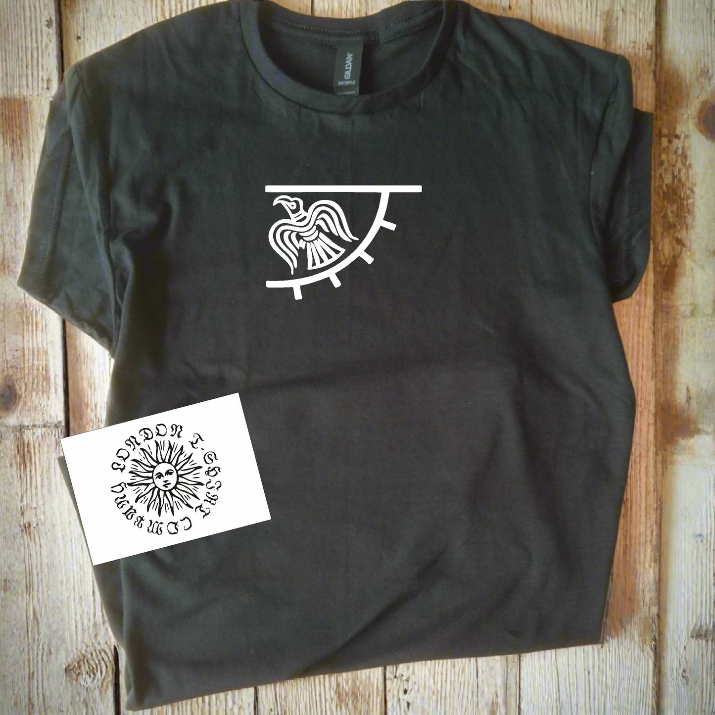 Raven Banner T-Shirt - Viking Flag, Norse Top, Various Colours