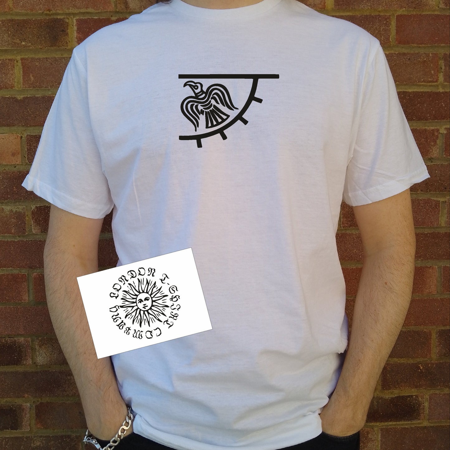 Raven Banner T-Shirt - Viking Flag, Norse Top, Various Colours