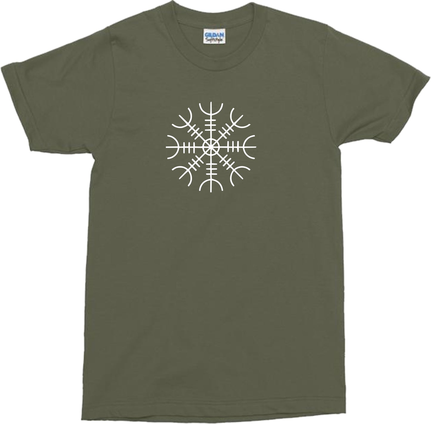 Icelandic Symbol T-shirt - Viking magical staves, Aegishjalmur, Various Colours