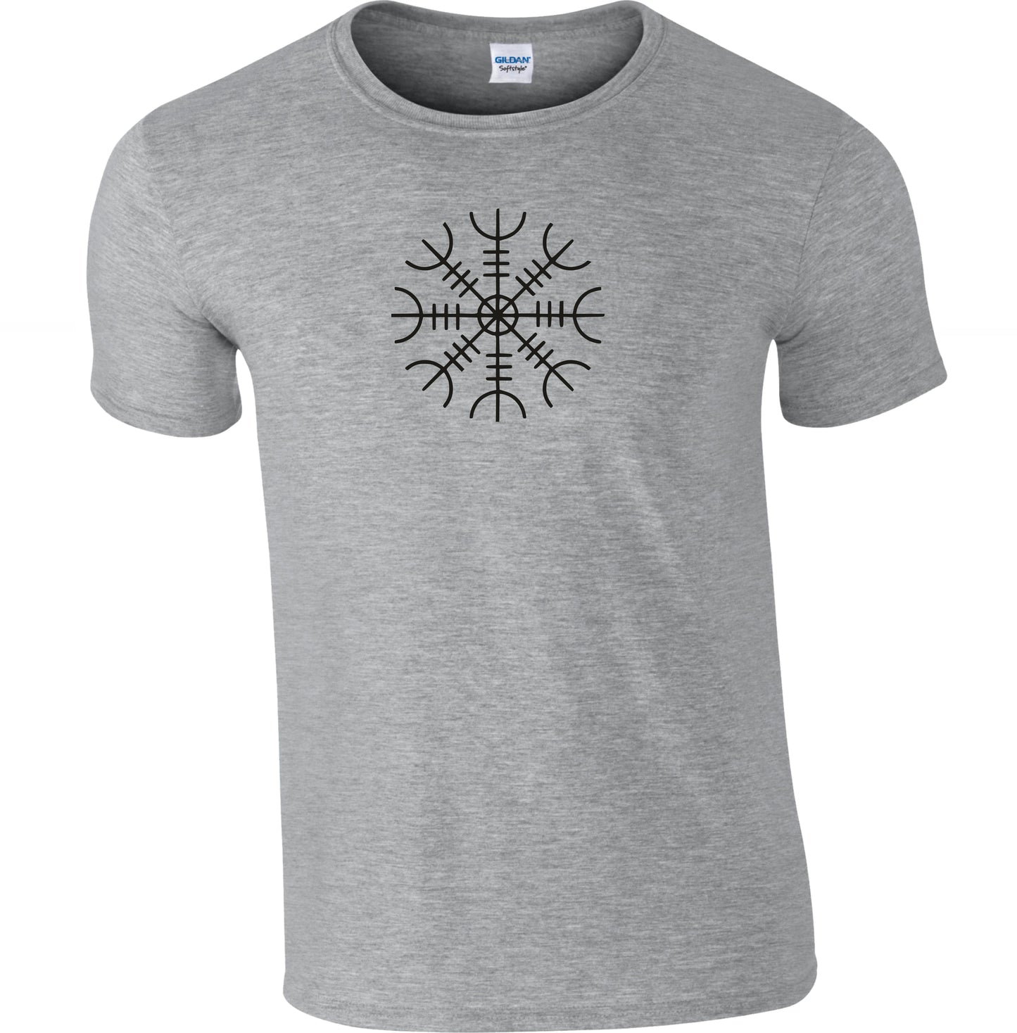 Icelandic Symbol T-shirt - Viking magical staves, Aegishjalmur, Various Colours