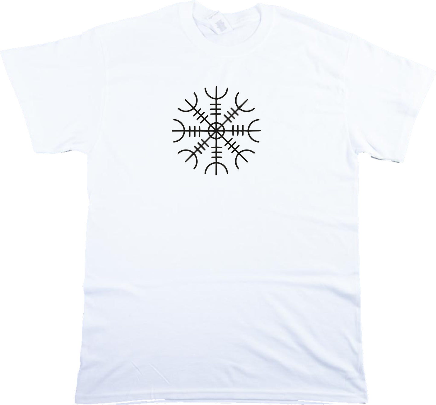 Icelandic Symbol T-shirt - Viking magical staves, Aegishjalmur, Various Colours