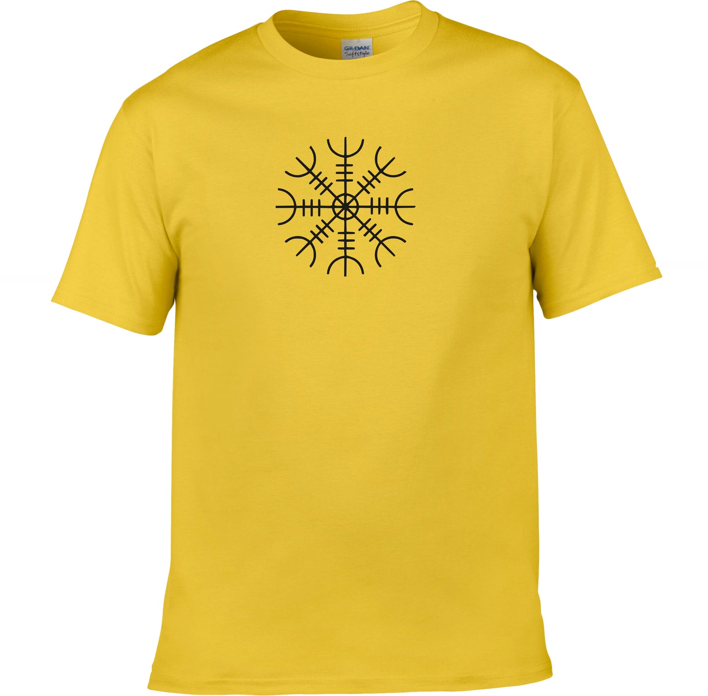 Icelandic Symbol T-shirt - Viking magical staves, Aegishjalmur, Various Colours