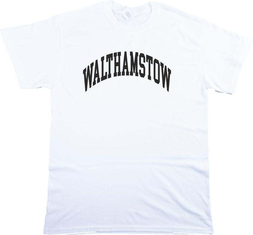 Walthamstow (London) Souvenir T-Shirt - Retro College Style, Various Colours