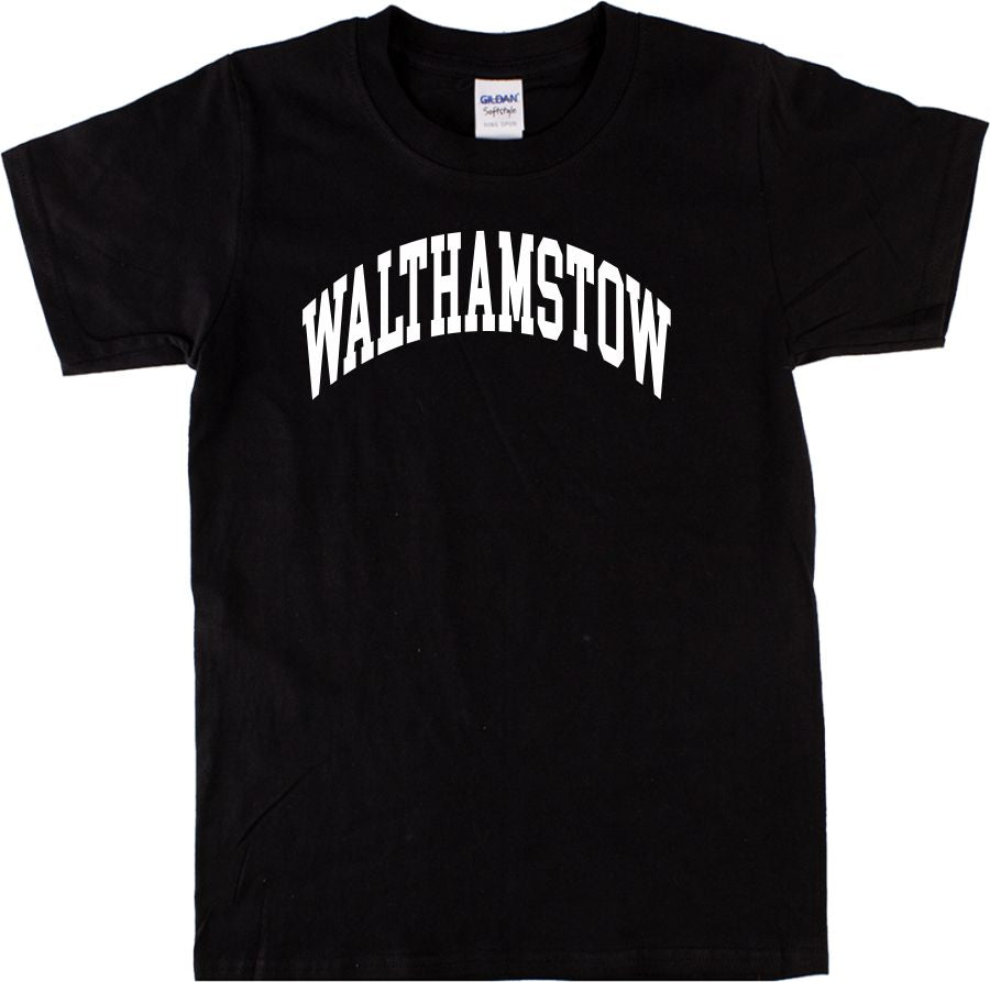 Walthamstow (London) Souvenir T-Shirt - Retro College Style, Various Colours