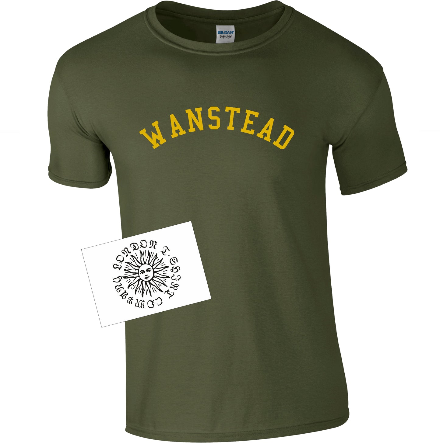 Wanstead T-Shirt - Varsity College Preppy Style, Wanstead Flats, Various Colours