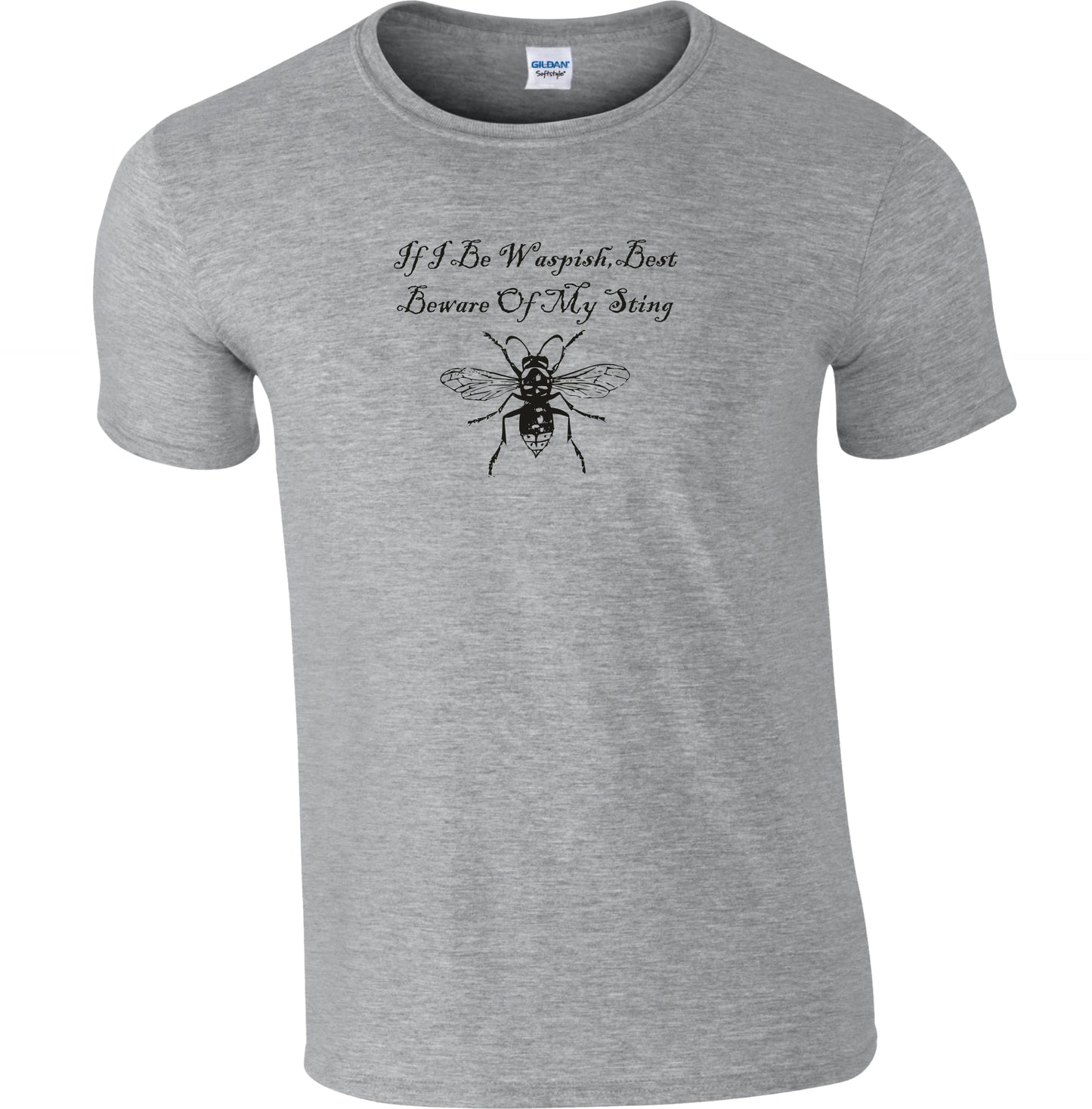 Shakespeare 'Wasp' T-Shirt - The Taming of the Shrew, Waspish Quote, Various Colours