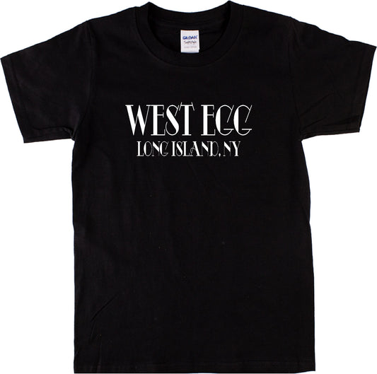 West Egg T-Shirt - The Great Gatsby, Long Island, New York Souvenir, Gift, Various Colours