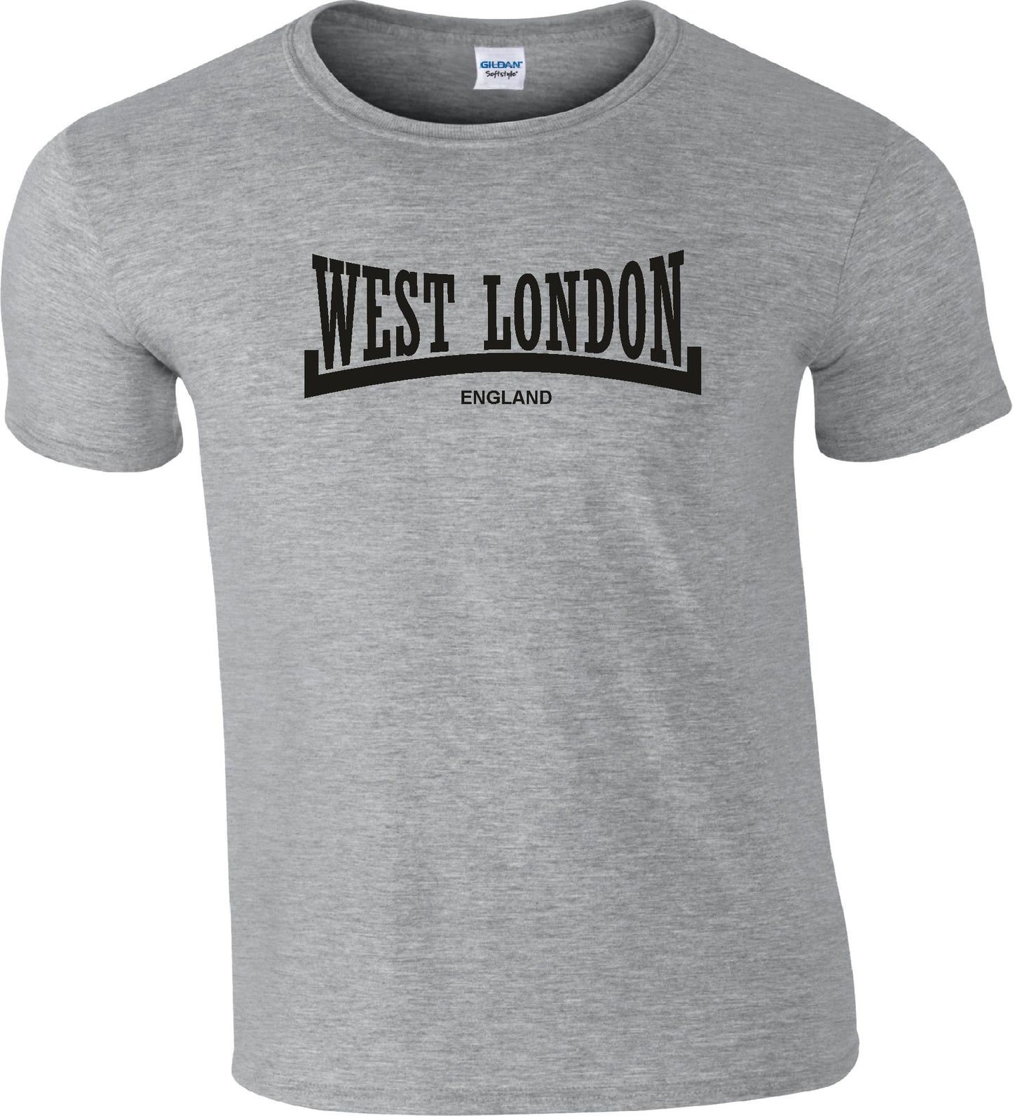 West London T-Shirt - London Souvenir, Custom Print Available, Various Colours