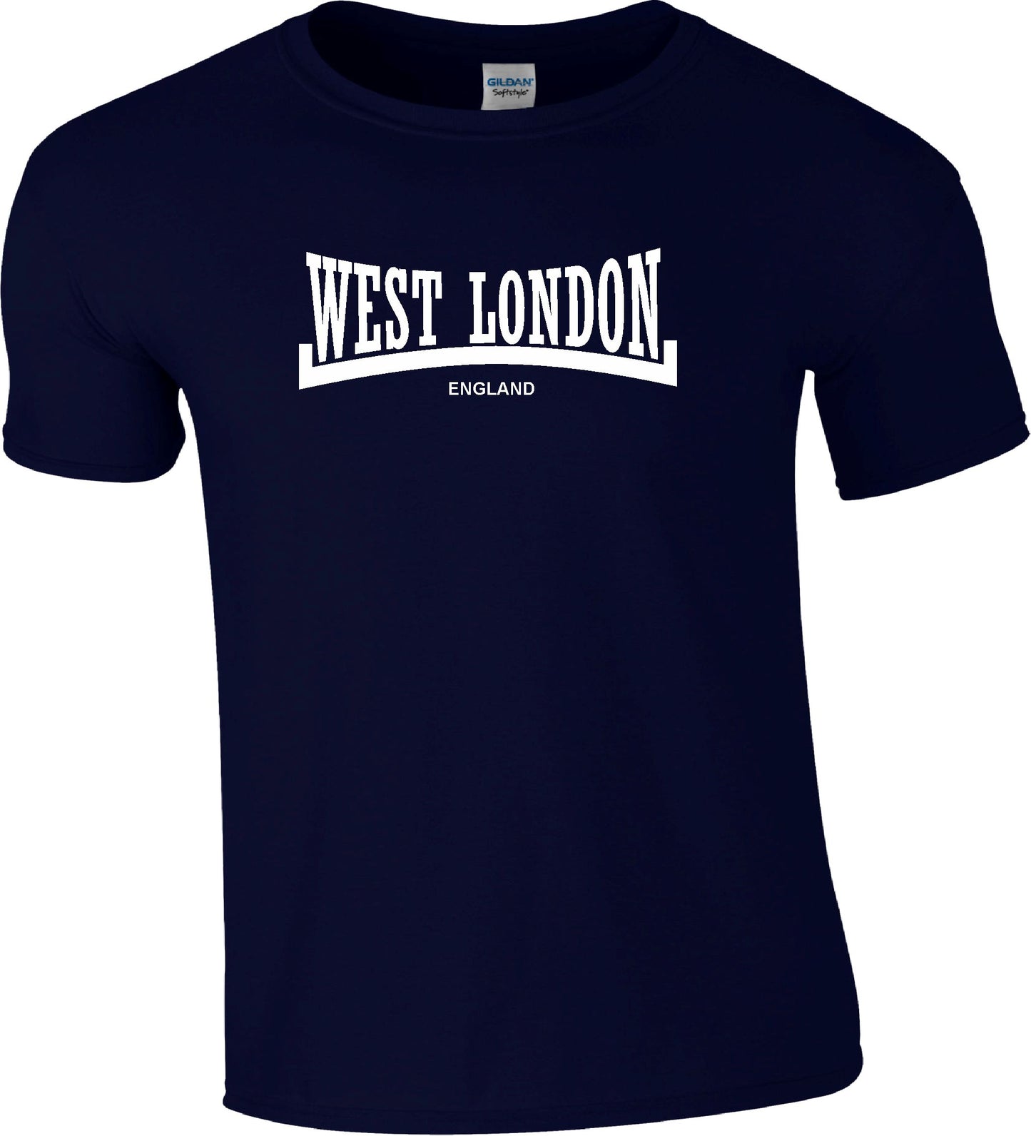 West London T-Shirt - London Souvenir, Custom Print Available, Various Colours