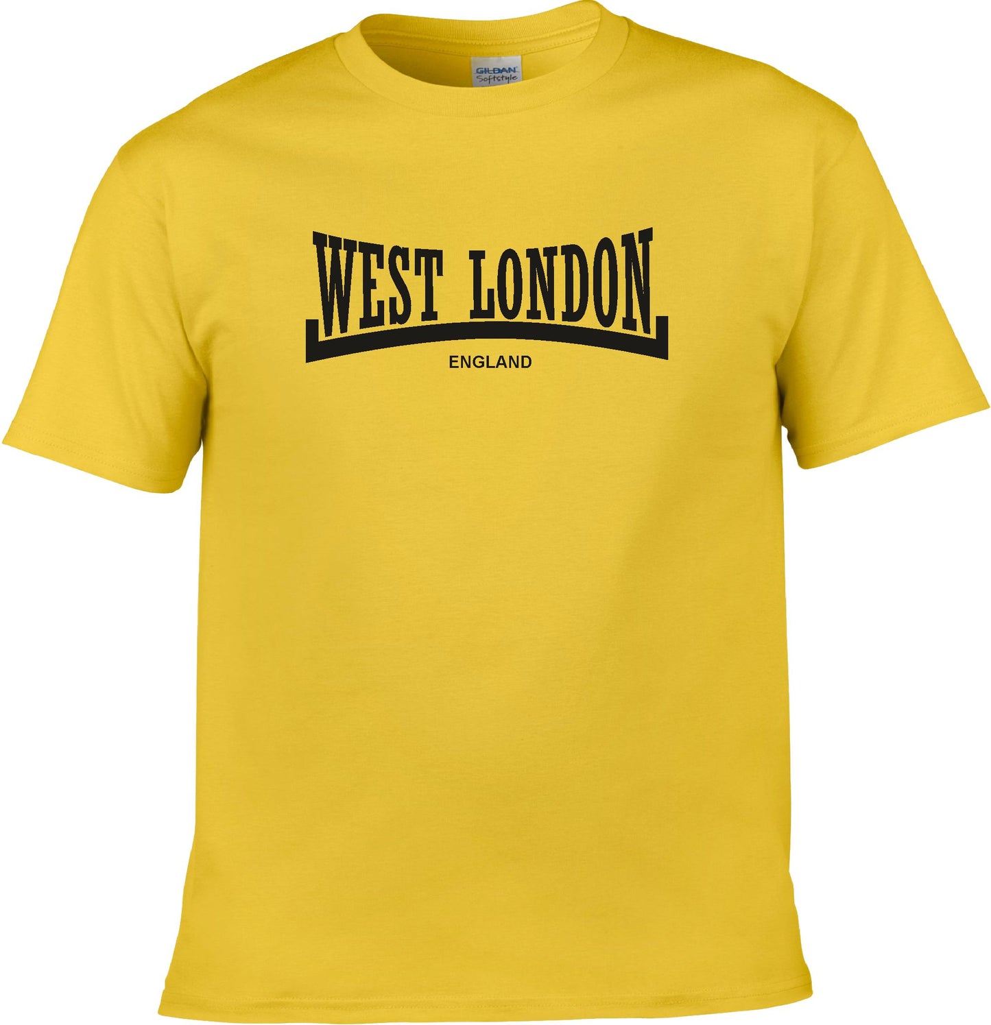 West London T-Shirt - London Souvenir, Custom Print Available, Various Colours