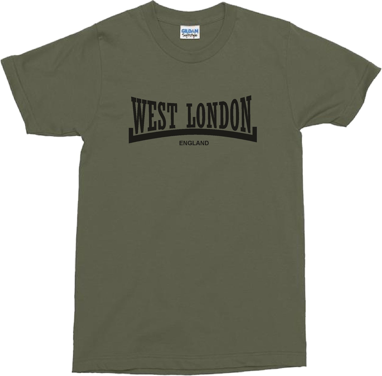 West London T-Shirt - London Souvenir, Custom Print Available, Various Colours