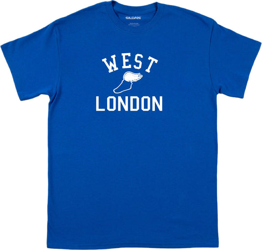 West London Retro Track T-Shirt - Running, College, Souvenir, Various Colours