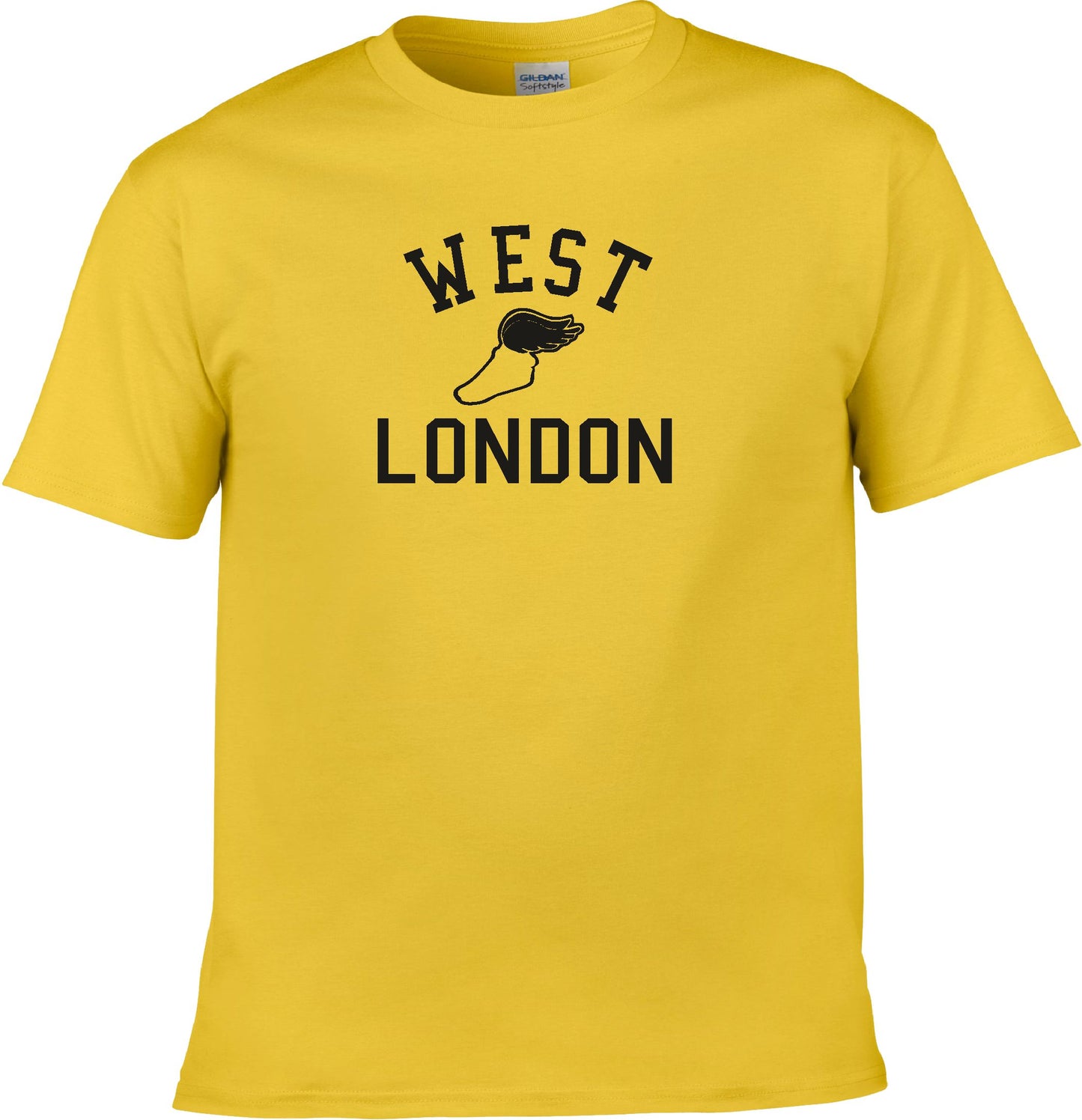 West London Retro Track T-Shirt - Running, College, Souvenir, Various Colours