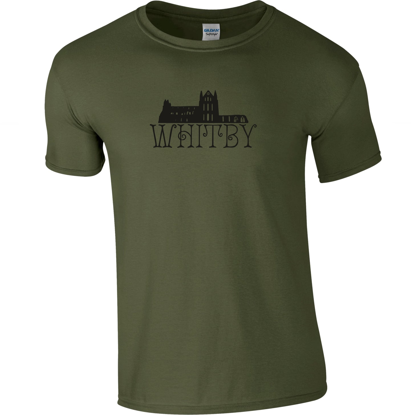 Whitby T-Shirt - Yorkshire Souvenir, Ruins, Gothic, Various Colours