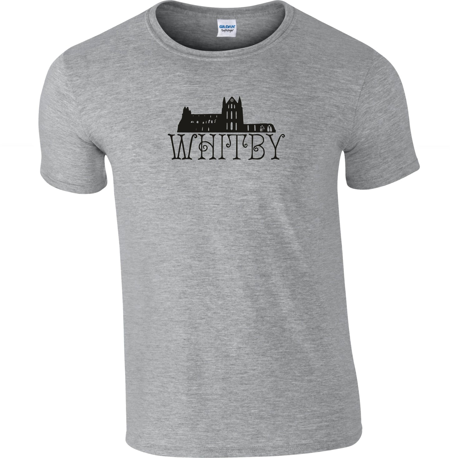 Whitby T-Shirt - Yorkshire Souvenir, Ruins, Gothic, Various Colours
