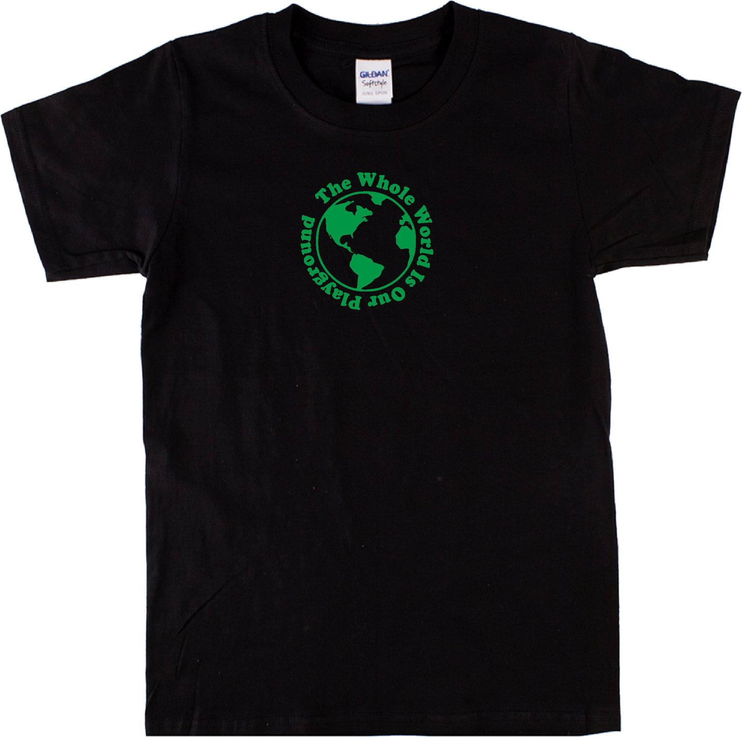 Travel Souvenir T-Shirt - 'The Whole World Is Our Playground', Various Colours