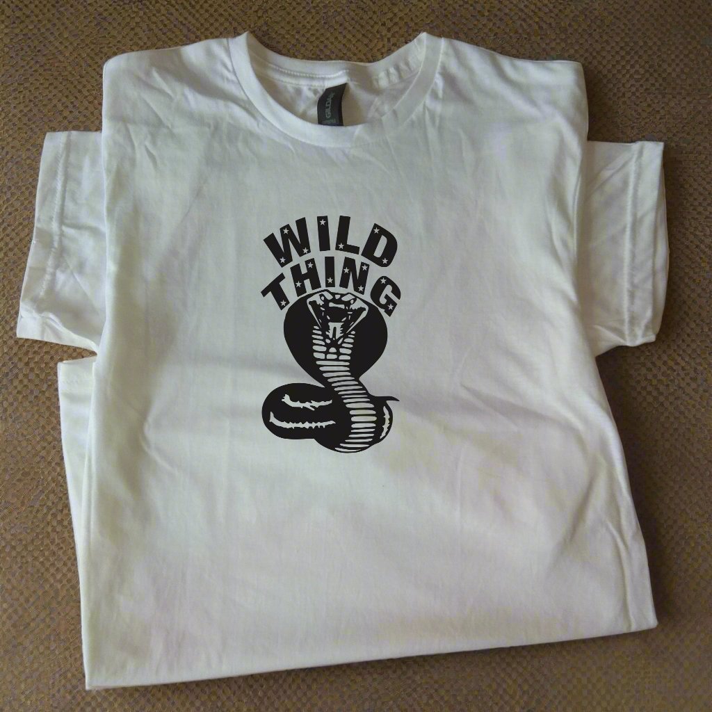 'Wild Thing' Cobra T-Shirt - Retro Rocker Style, Various Colours