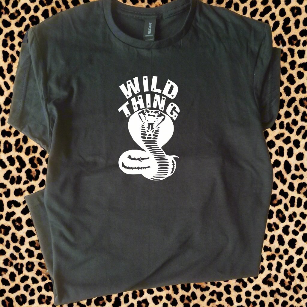 'Wild Thing' Cobra T-Shirt - Retro Rocker Style, Various Colours