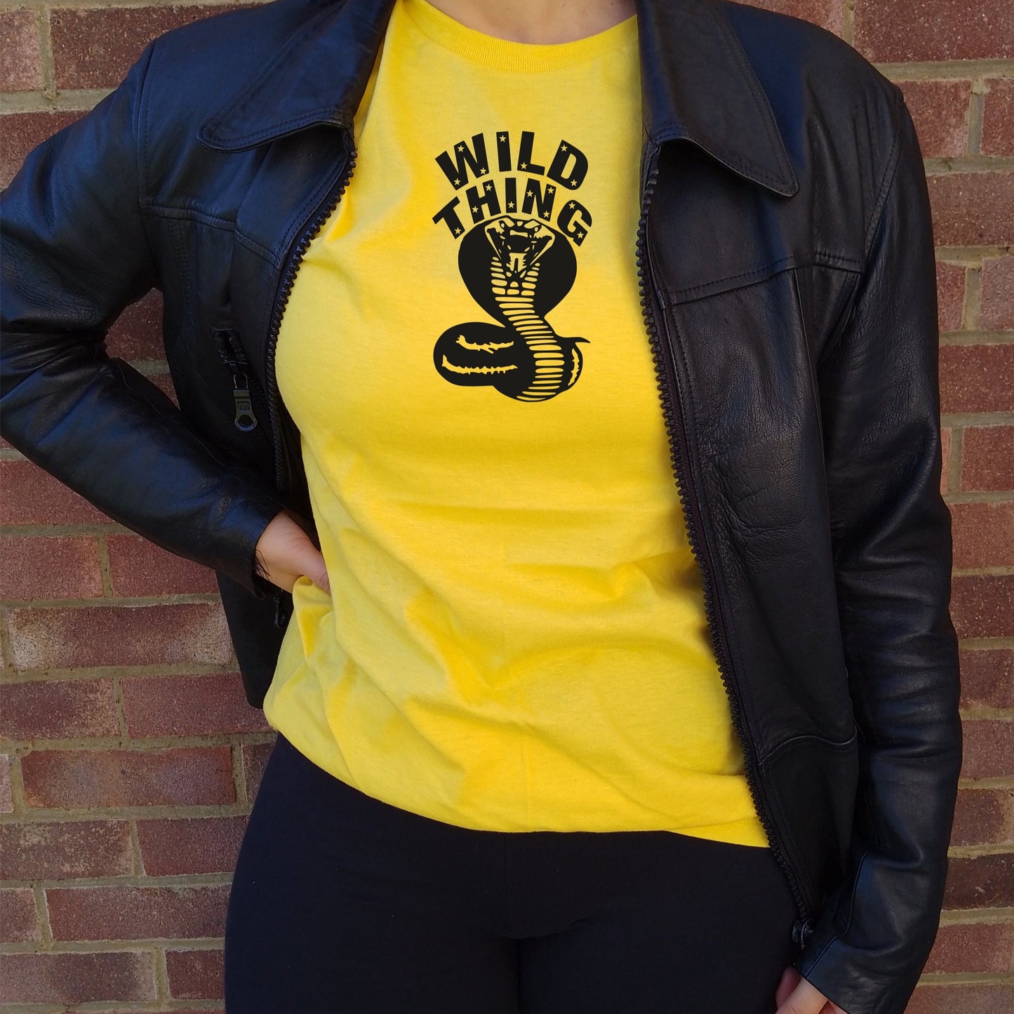 'Wild Thing' Cobra T-Shirt - Retro Rocker Style, Various Colours