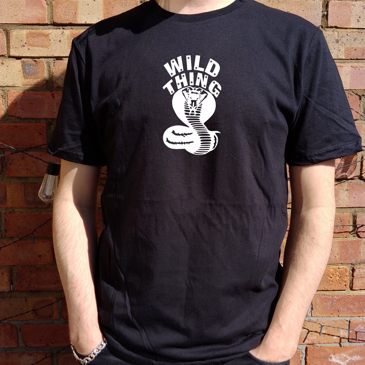 'Wild Thing' Cobra T-Shirt - Retro Rocker Style, Various Colours