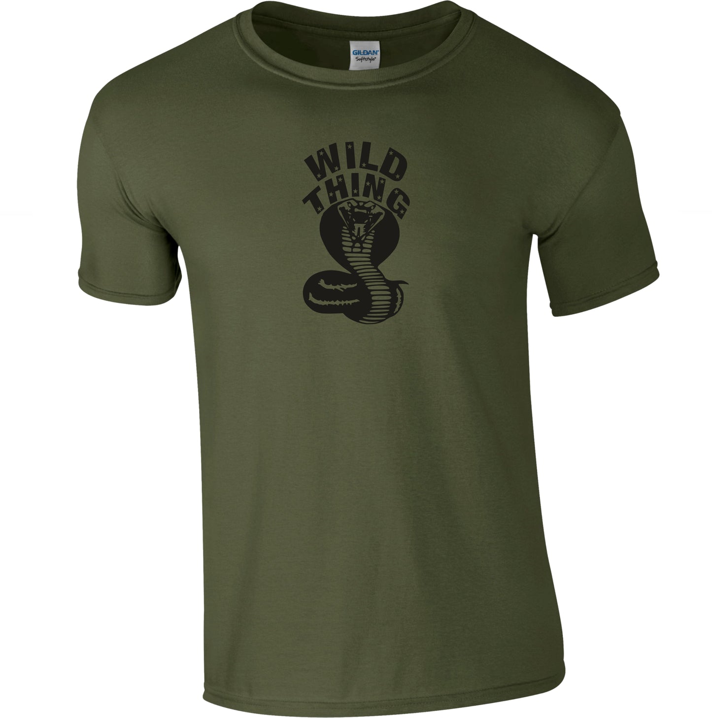 'Wild Thing' Cobra T-Shirt - Retro Rocker Style, Various Colours