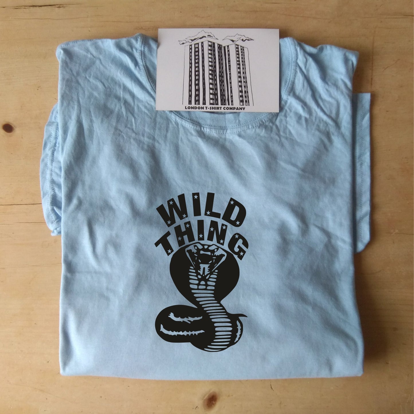 'Wild Thing' Cobra T-Shirt - Retro Rocker Style, Various Colours