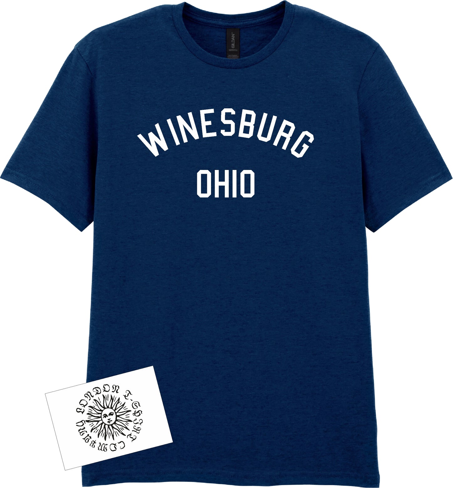 Winesburg Ohio T-Shirt - Retro College Souvenir Style, Sherwood Anderson, Various Colours