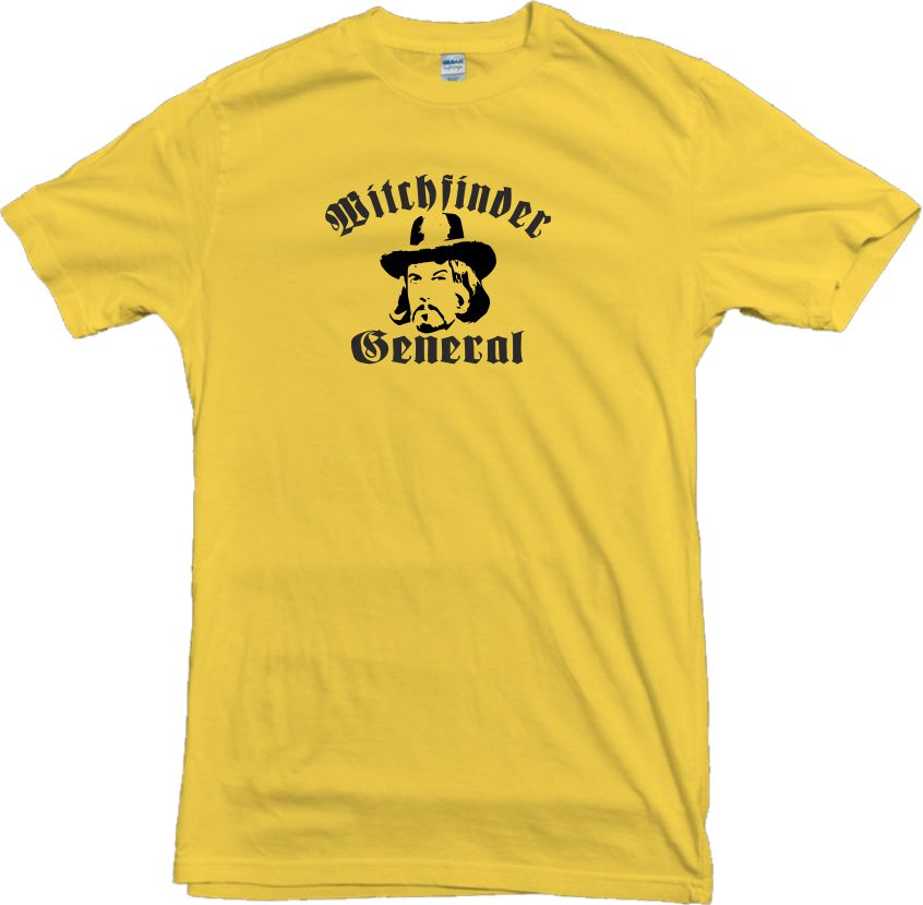 Folk Horror T Shirt - Witchfinder General, 1960s, Various Colours