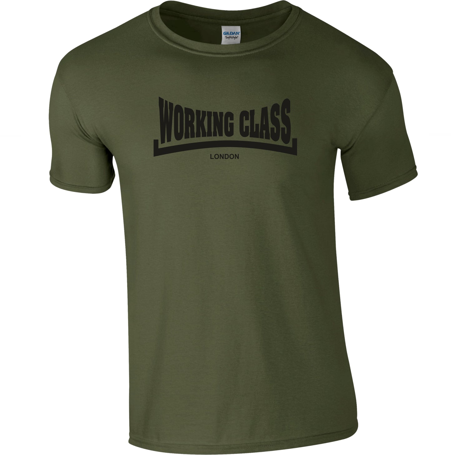 Working Class Logo T-Shirt - Custom Print Town Name, Punk, Various Colours