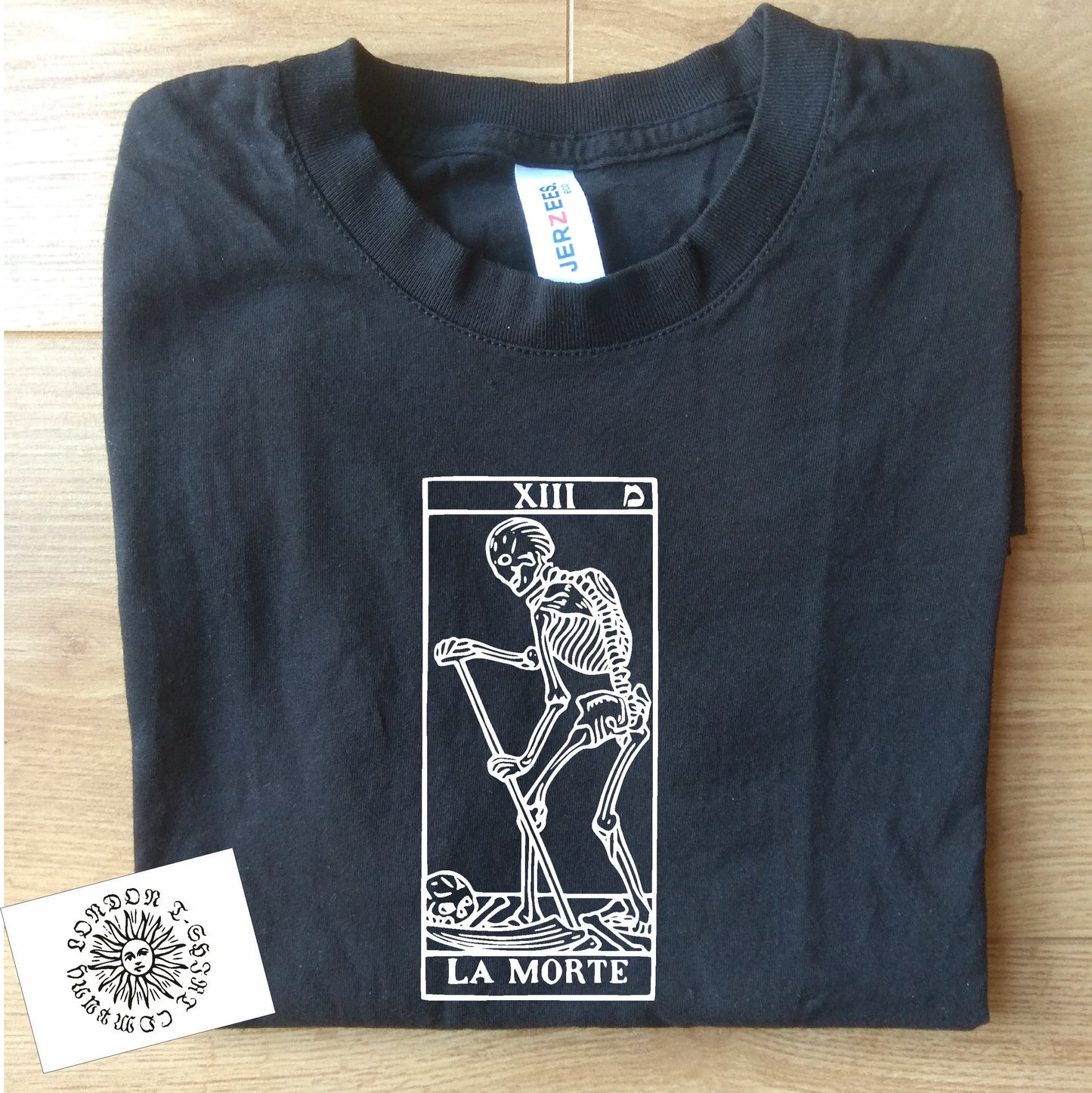 Tarot Death Card T-Shirt - Organic Cotton, Various Colours