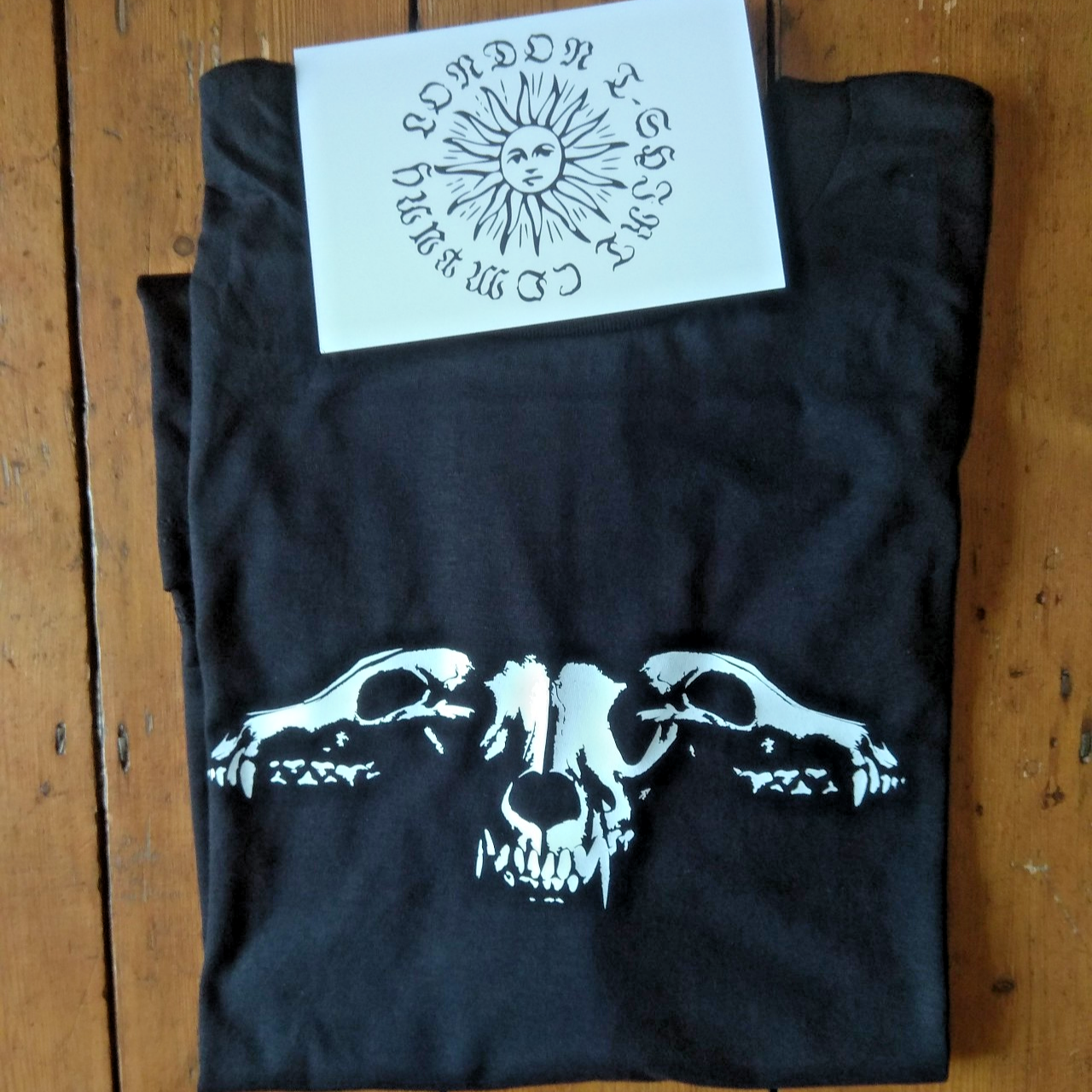 Cerberus T-Shirt - Three Headed Dog Skull, Hell Guardian, Cabinet of Curiosities, Gothic, Various Colours