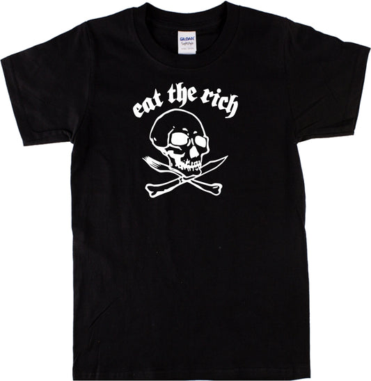 Eat The Rich T-Shirt - Punk, Protest, S-XXL