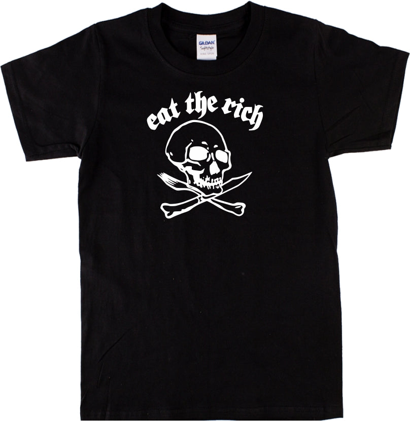 Eat The Rich T-Shirt - Punk Rock, Protest Top, As Worn By, S-XXL