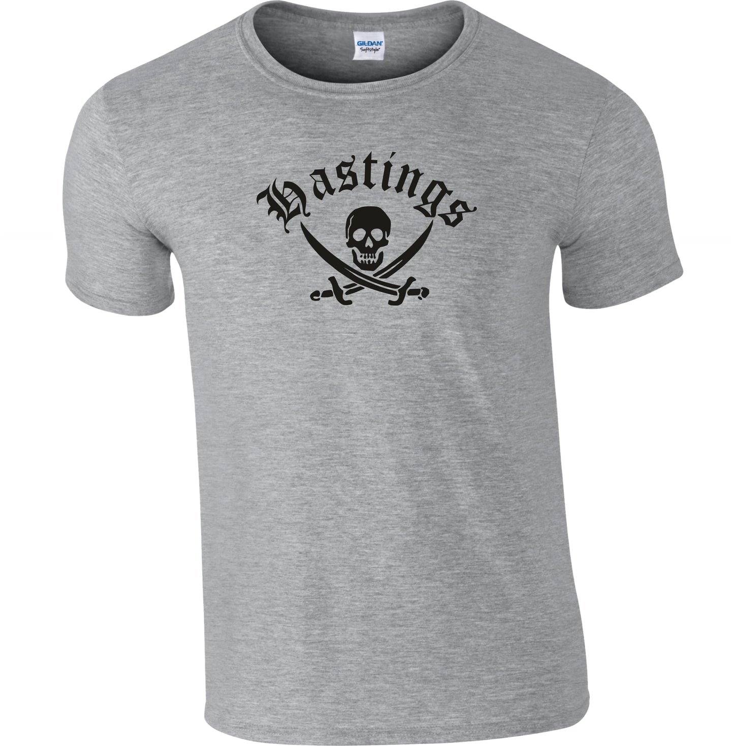 Hastings T-Shirt - England, Souvenir, Skull And Crossbones, Various Colours