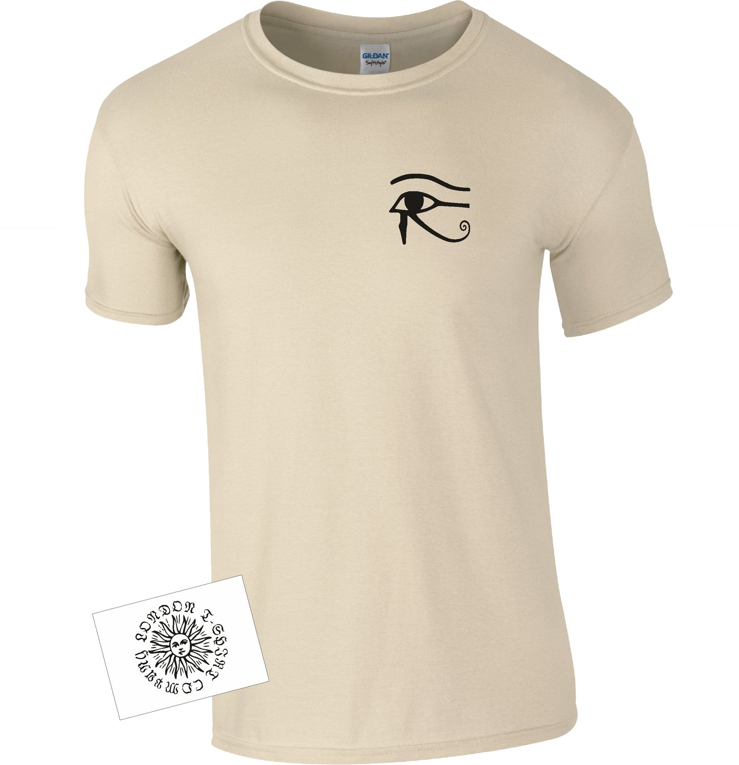 Eye Of Horus Pocket Logo T-Shirt - Egyptian Symbol, Various Colours