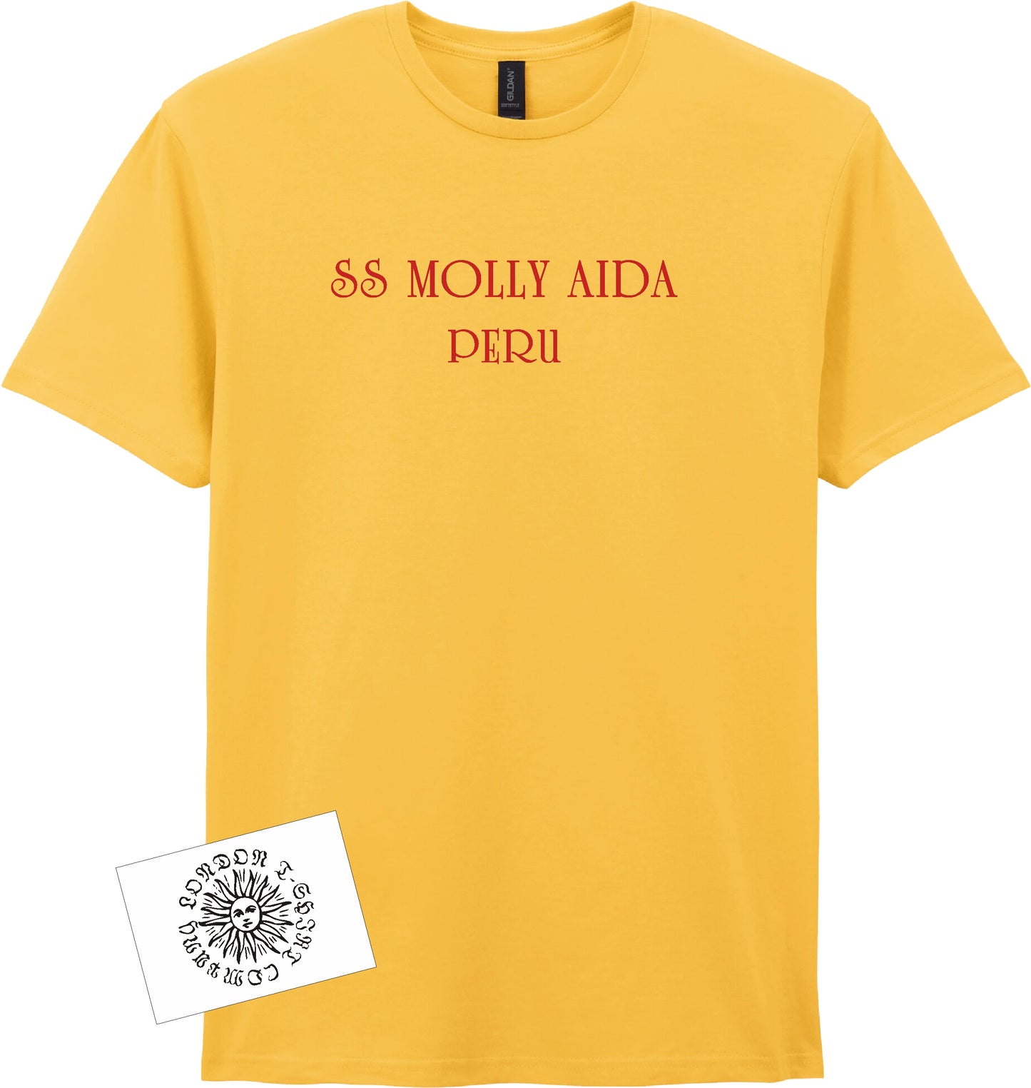 SS Molly Aida T-Shirt - Peru Steamboat in the Werner Herzog Film Fitzcarraldo, Klaus Kinski, Various Colours