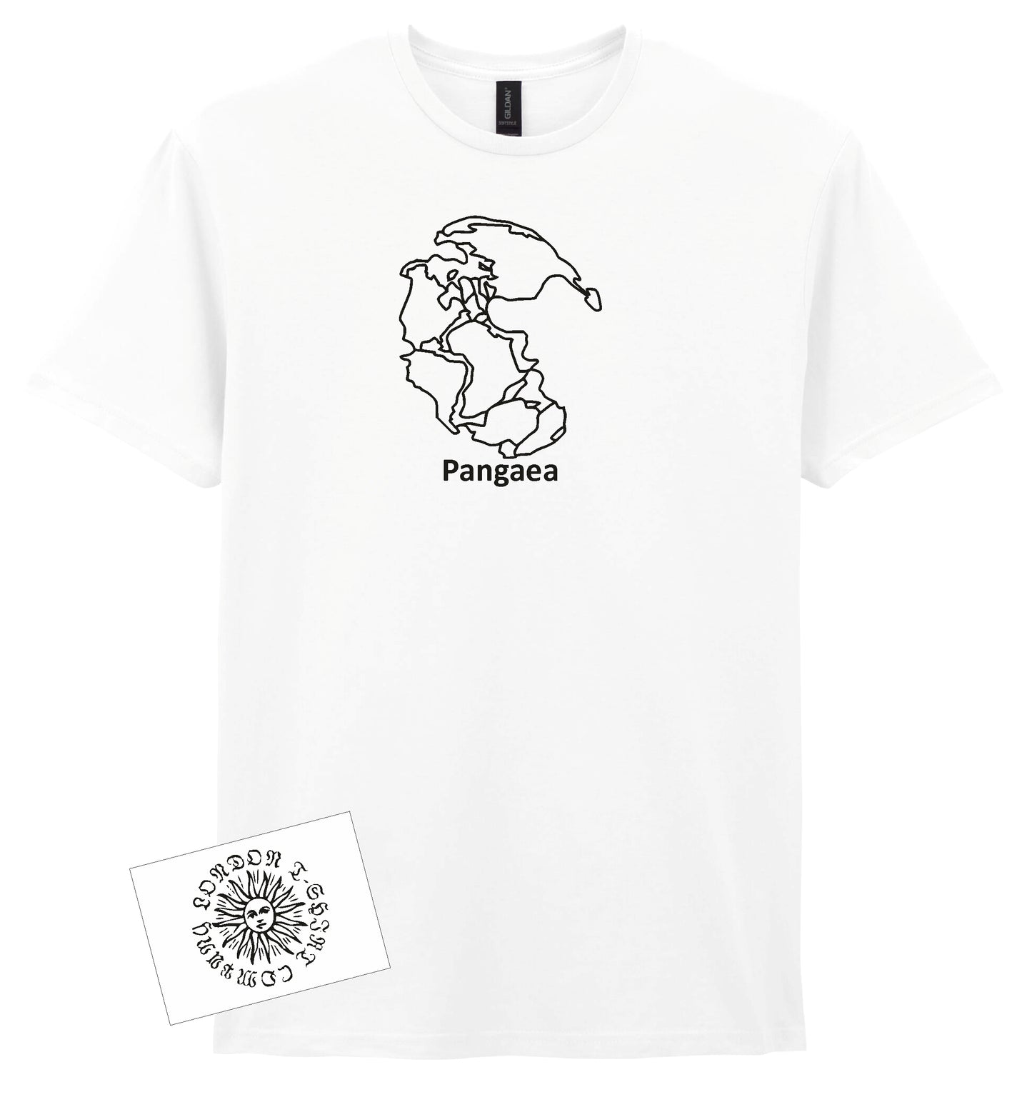 Pangaea T-Shirt - Supercontinent Map, Geography, Travel Gift, Various Colours