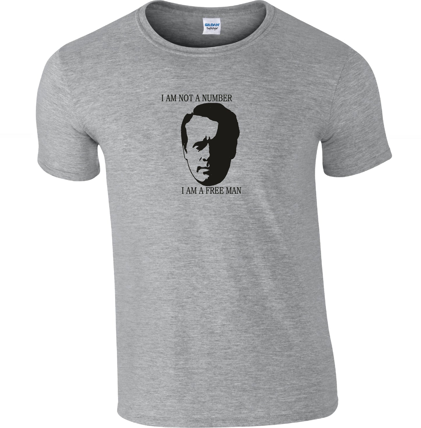 The Prisoner T-Shirt - 'I Am Not A Number', Cult British Tv Series, Number 6, Various Colours