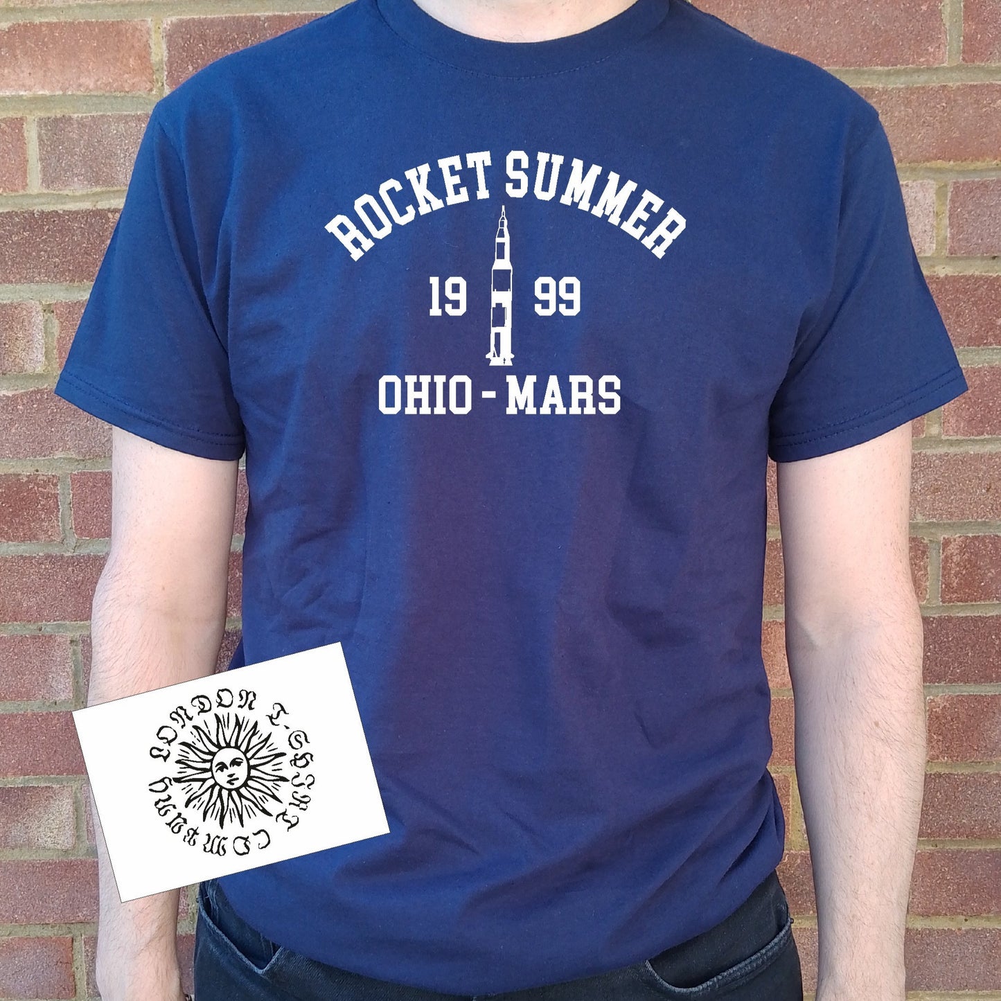 The Martian Chronicles T-Shirt - Organic Cotton, 'Rocket Summer', Ray Bradbury, Sci-Fi, Various Colours