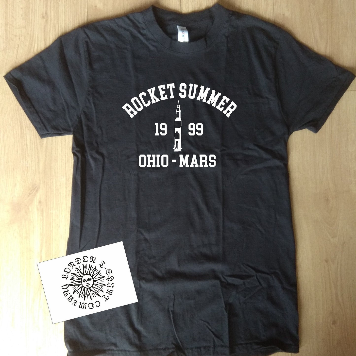 The Martian Chronicles T-Shirt - Organic Cotton, 'Rocket Summer', Ray Bradbury, Sci-Fi, Various Colours