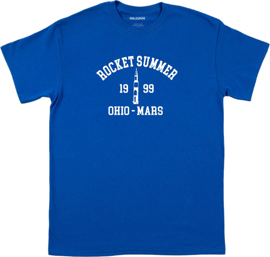 Rocket Summer T-shirt - Martian Chronicles, Ray Bradbury, Sci-Fi, Various Colours